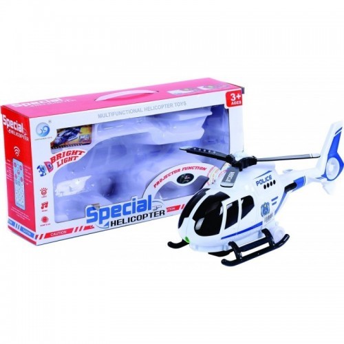 HELICOPTERO SPECIAL  PILAS LUZ Y SONIDO CAJA