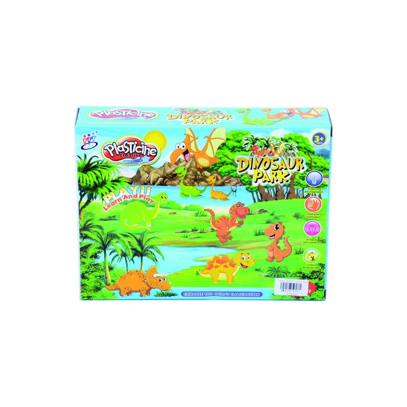 PLASTILINA DINOPARK CAJA