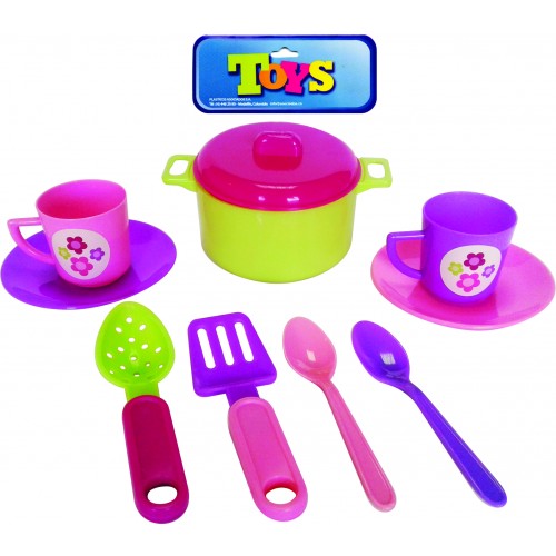 JUEGO OLLA Y POCILLOS BOLSA