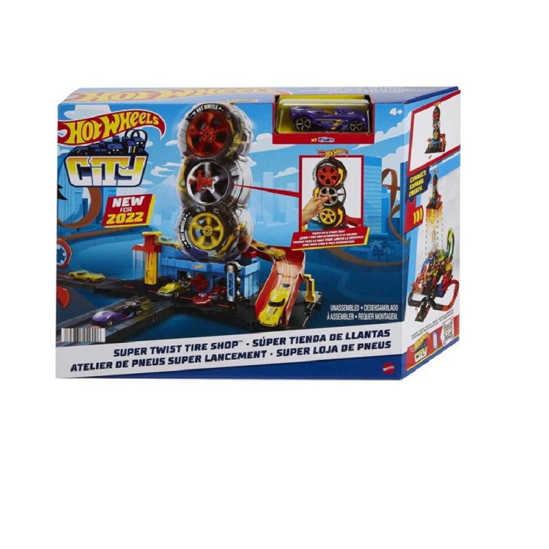 HOT WHEELS CITY SUPER TIENDA DE LLANTAS