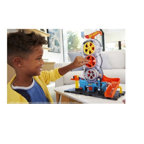 HOT WHEELS CITY SUPER TIENDA DE LLANTAS