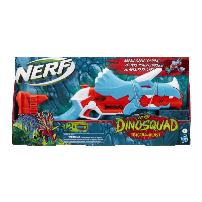 LANZADOR NERF DINOSQUAD TRICERABLAST  HASBRO