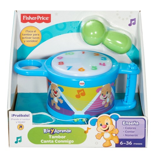 FISHER-PRICE RÍE Y APRENDE TAMBOR CANTA CONMIGO MATTEL