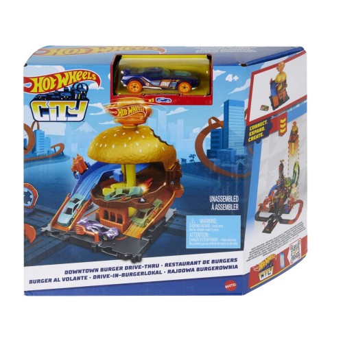 HOT WHEELS CITY TIENDA DE HAMBURGUESAS