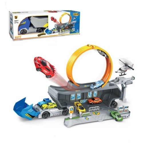 TRACTOMULA LANZADOR CARROS CAJA