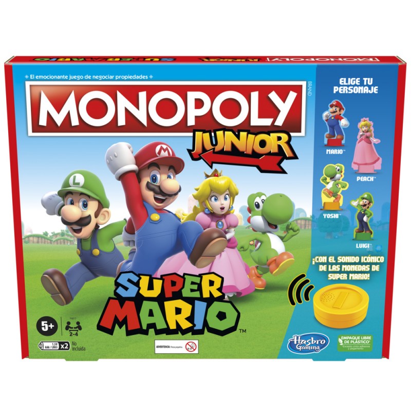 MONOPOLY JUNIOR EDICIÓN SUPER MARIO HASBRO