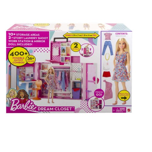 BARBIE DREAM CLOSET NUEVO CON MUÑECA MATTEL