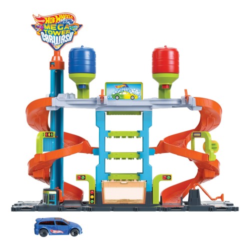 HOT WHEELS CITY  PISTA LAVADO DE VEHICULOS MEGATORRE MATTEL