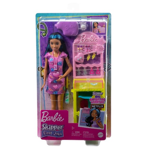 Barbie Set de Juego Skipper Perforadora de Orejas Mattel