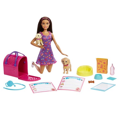Barbie Set de Juego Adopta un Perrito Latina Mattel
