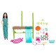 Barbie Profesiones Set de Juego Cuidadora de Pandas Mattel