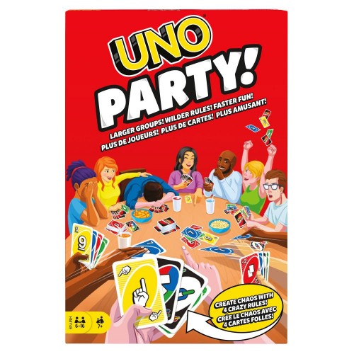 UNO Juego de Cartas Party Mattel