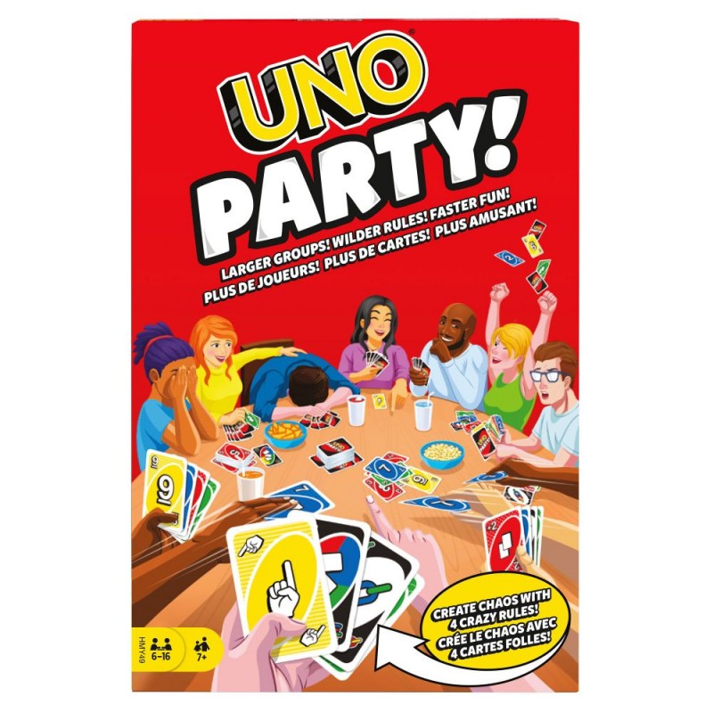 UNO Juego de Cartas Party Mattel
