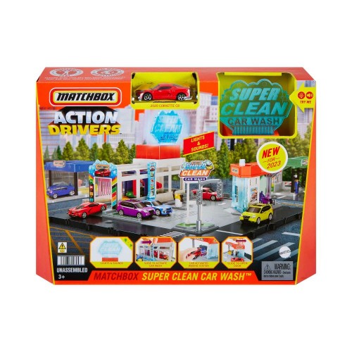 Matchbox Set de Juego Playset de Acción Super Autolavado Mattel