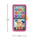 Fisher-Price Juguete Smartphone Deluxe de Aprendizaje Rosa