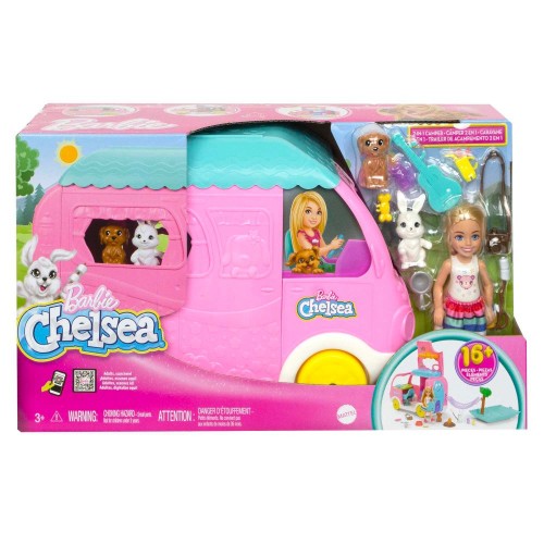 BARBIE CHELSEA NUEVO CAMPER MATTEL