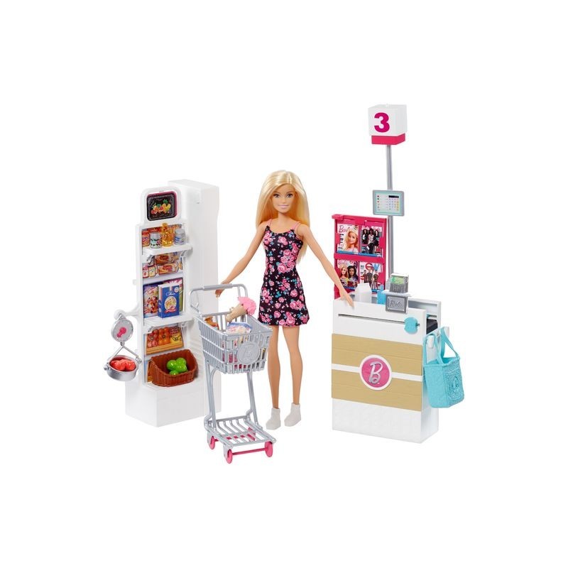 BARBIE DIA DE COMPRAS CON MUNECA